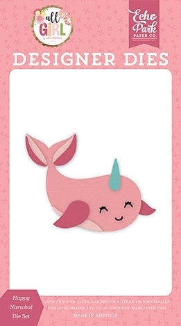 Happy Narwhal Die-All Girl-Lori Whitlock-Echo Park