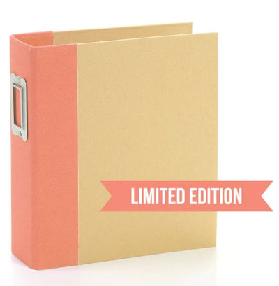 Coral Limited Edition Binder, 6" x 8" -  SN@P Studio Collection - Simple Stories 