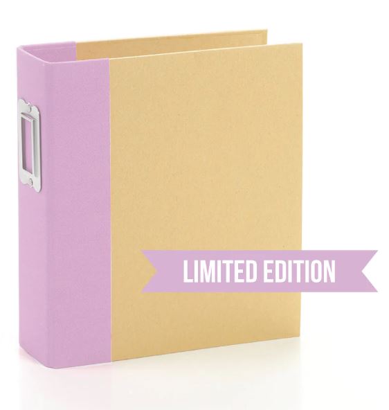 Lilac Limited Edition Binder, 6" x 8" -  SN@P Studio Collection - Simple Stories 