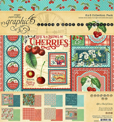 Collection Pack, 8x8 - Life's A Bowl Of Cherries Collection - Graphic 45
