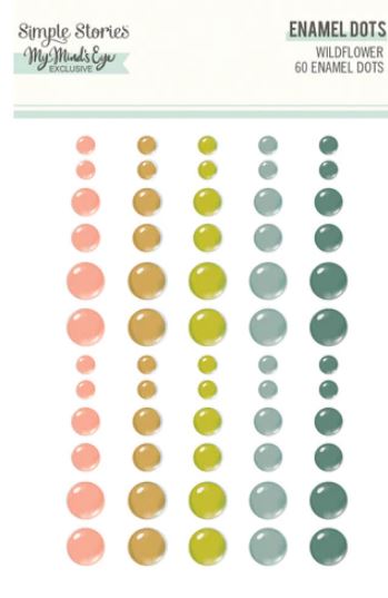 Enamel Dots - Wildflower Collection - Simple Stories
