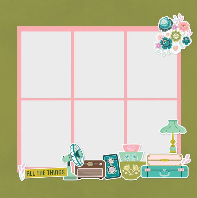 Flea Market Pages Pieces - Simple Pages Collection - Simple Stories