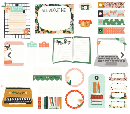 Journal Bits and Pieces Ephemera - My Story Collection -  Simple Stories