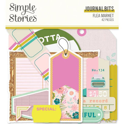 Journal Bits & Pieces Ephemera - Flea Market Collection -  Simple Stories