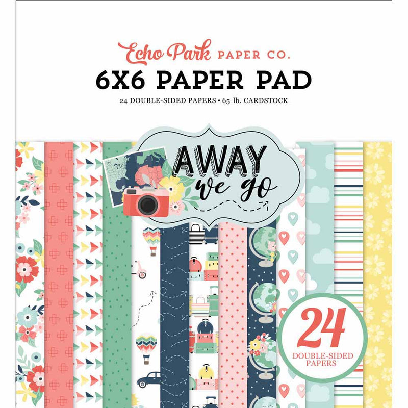 Away We Go 6" x 6" Paper Pad - Echo Park