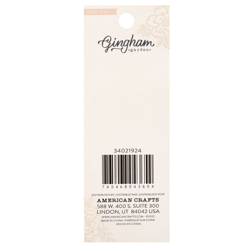 Enamel Dots and Shapes Stickers - Gingham Garden Collection - Crate Paper