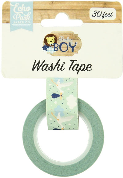 Stork Washi Tape - Baby Boy - Echo Park