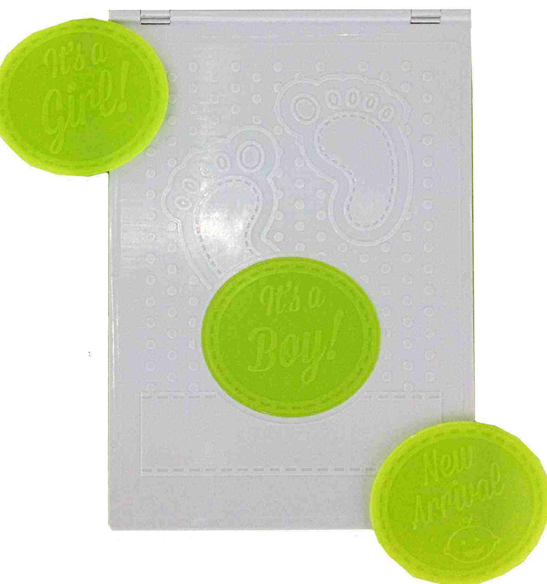 Baby Interchangeable 5x7 Embossing Folder - CGull