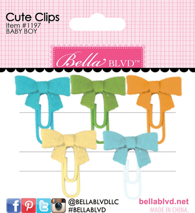 Baby Boy Cute Clips - Bella Blvd - Clearance