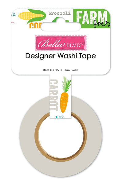 Farm Fresh .625" Washi Tape- EIEIO Collection- Bella Blvd