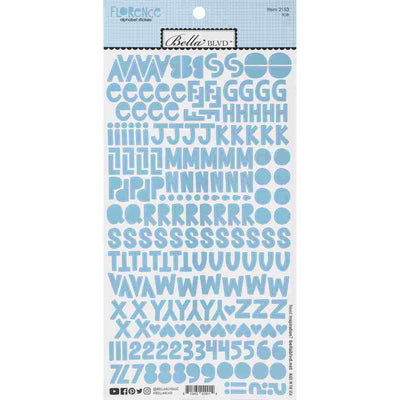 Ice Florence Alphabet Stickers - Cooper - Bella Blvd*