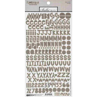 Oyster Florence Alphabet Stickers - Chloe - Bella Blvd - Clearance