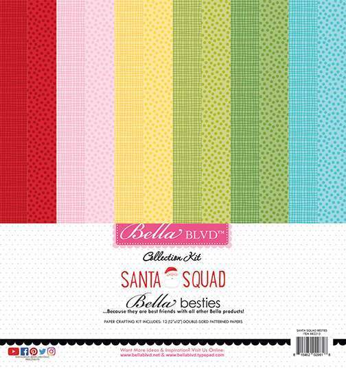 Santa Squad Besties Paper Pack - Bella Blvd
