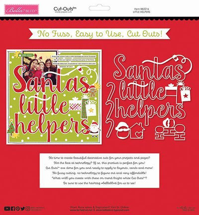 Little Helpers Cut Outs - Santa Squad - Bella Blvd - Clearance