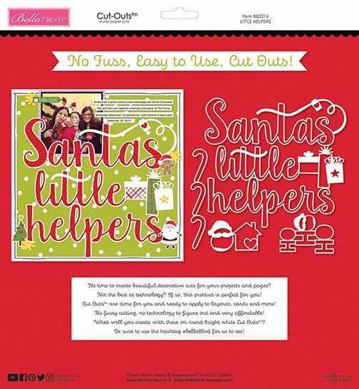 Little Helpers Cut Outs - Santa Squad - Bella Blvd - Clearance