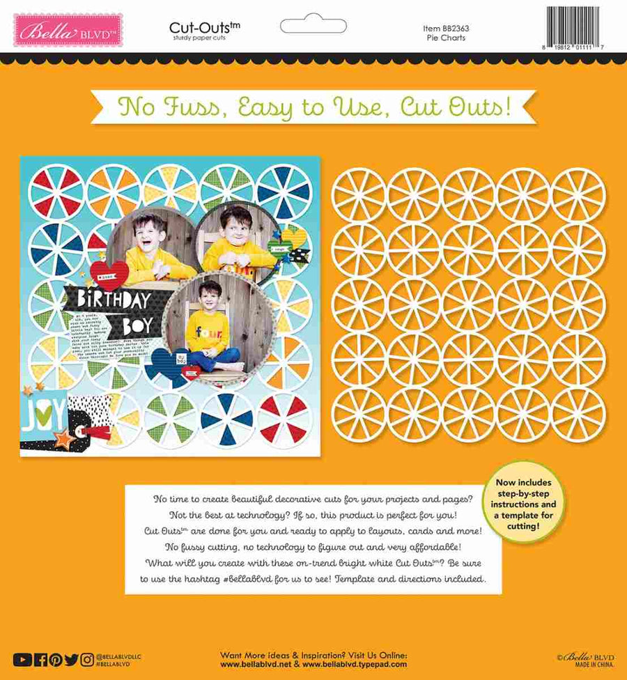 Pie Charts Cut Outs-Bella Besties-Bella Blvd