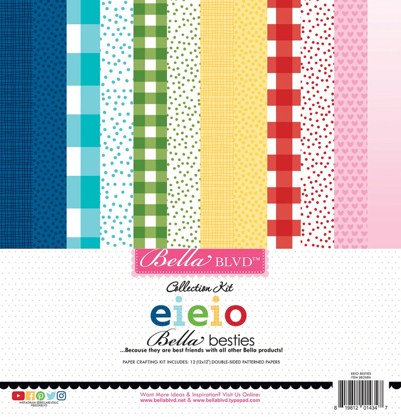 12" x 12"Bella Besties- Collection Kit  - EIEIO Collection- Bella Blvd