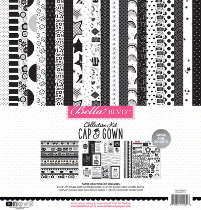 12" x 12"- Collection Kit  -  Cap and Gown Collection-Bella Blvd