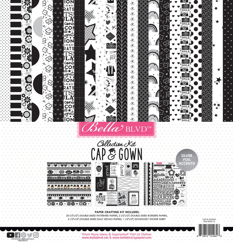12" x 12"- Collection Kit  -  Cap and Gown Collection-Bella Blvd
