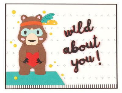 Spellbinders Bear, Oh My Card 