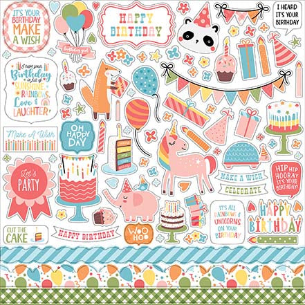 Birthday Girl Element Stickers - Echo Park