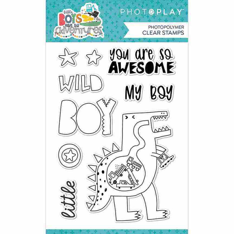 Little Boys Have Big Adventures Stamps - PhotoPlay