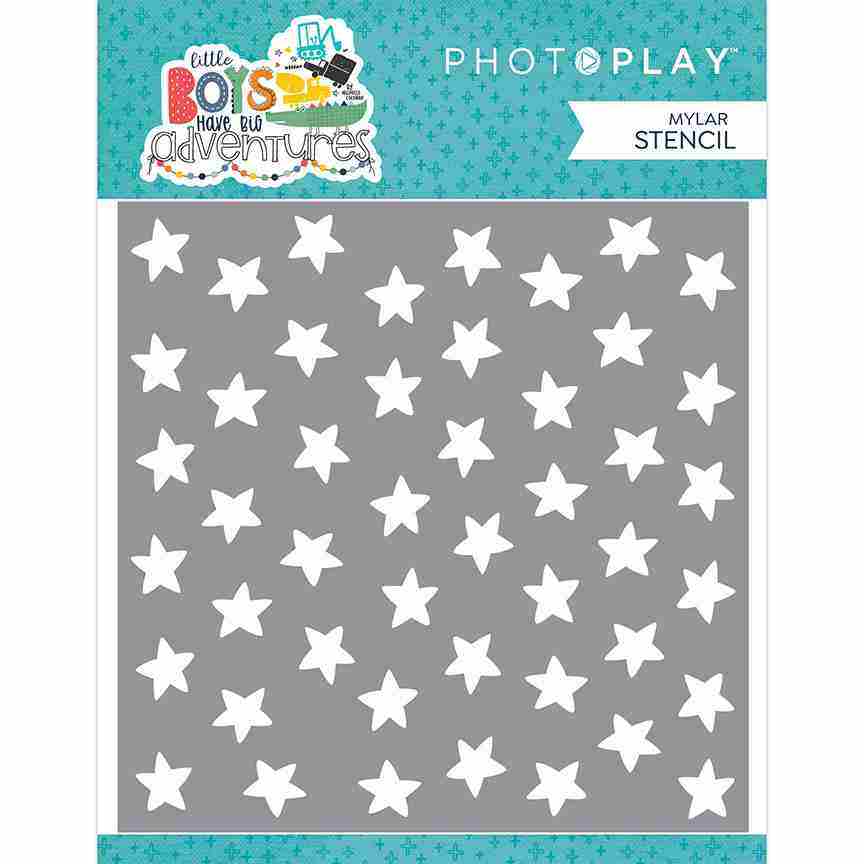 Little Boys Have Big Adventures Stencil-PhotoPlay