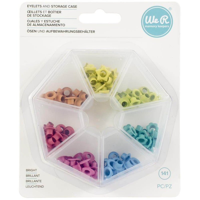 We R Memory Keepers Eyelets with case - Bright