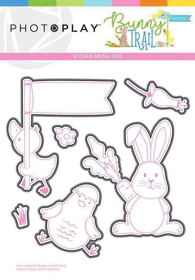 PhotoPlay Bunny Trail Die Set