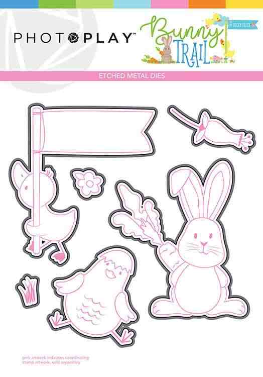 PhotoPlay Bunny Trail Die Set