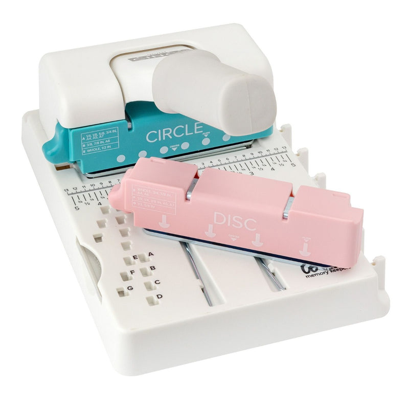 2-in-1 Multi Cinch Tool, Circle & Disc - We R Memory Keepers