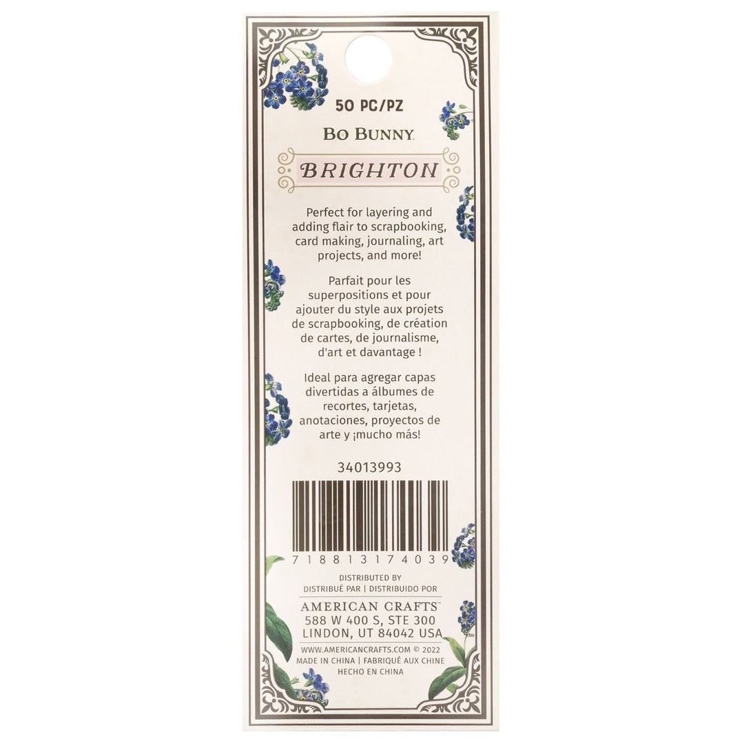 Washi Pad, 50pc - Brighton Collection - BoBunny