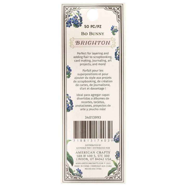 Washi Pad, 50pc - Brighton Collection - BoBunny