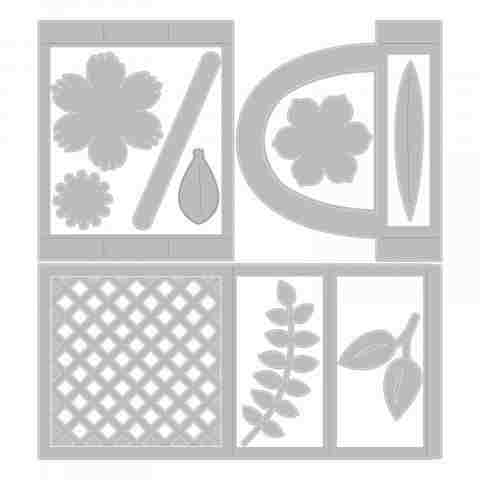 Sizzix Thinlits Card in a Box Flower Basket Die set