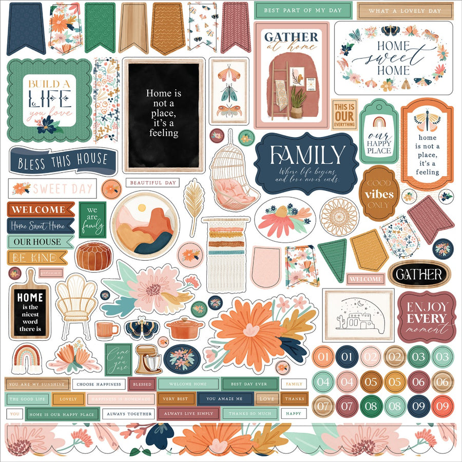 At Home Element Sticker - Carta Bella