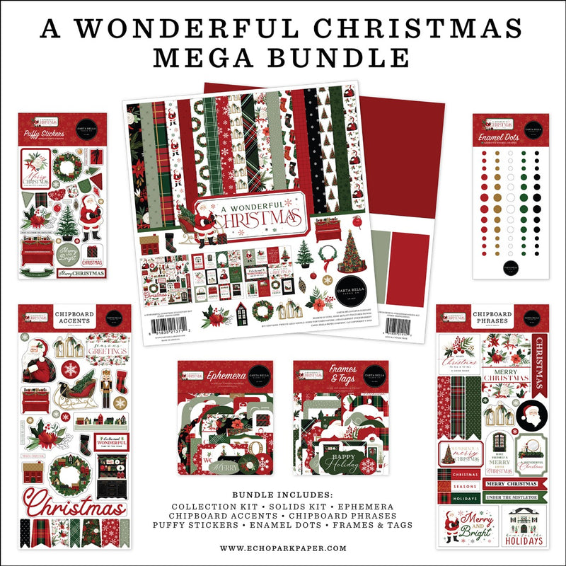 A Wonderful Christmas Mega Bundle-  Carta Bella