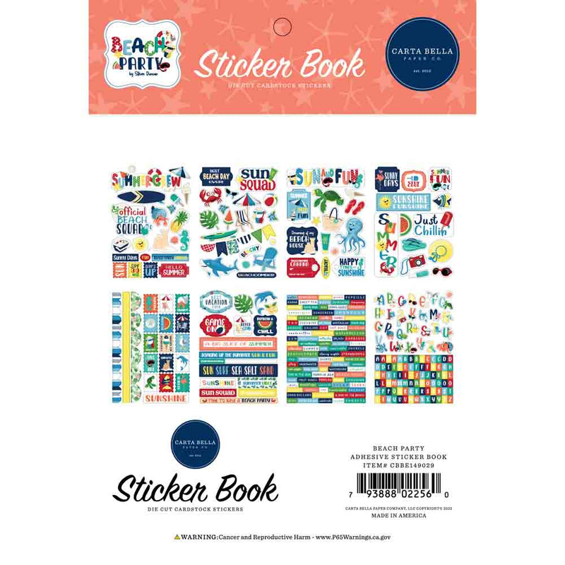 Beach Party Sticker Book - Carta Bella