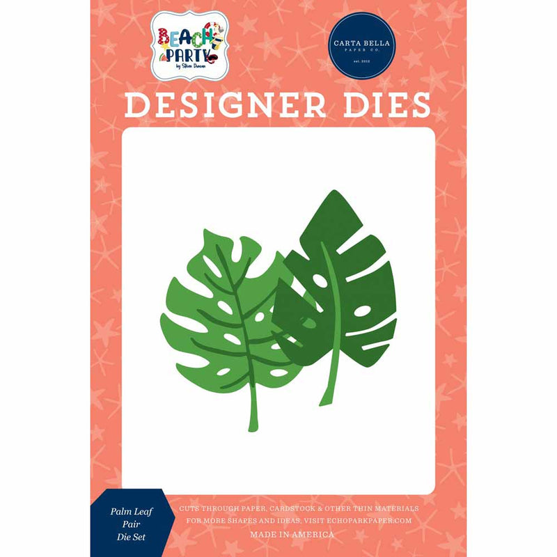 Palm Leaf Pair Die Set - Beach Party - Carta Bella