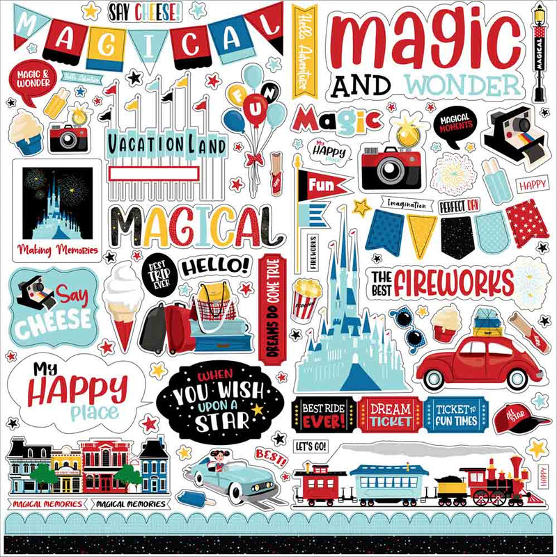 Believe in Magic Element Stickers - Carta Bella