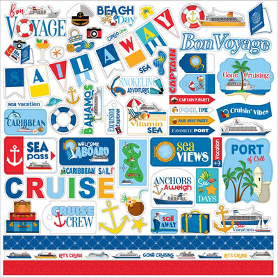 Bon Voyage Element Stickers - Steve Duncan - Carta Bella