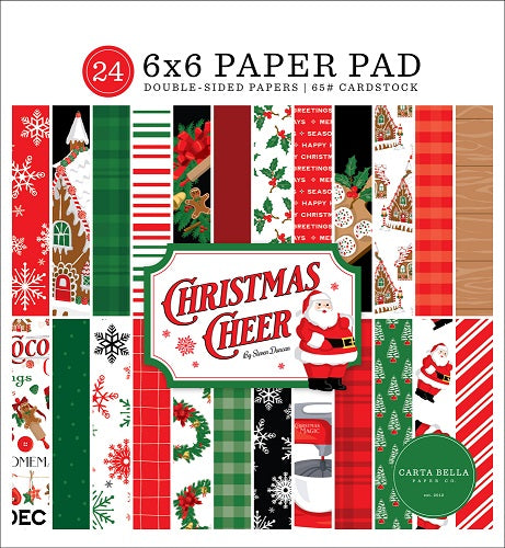 Christmas Cheer 6" x 6" Paper Pad - Carta Bella