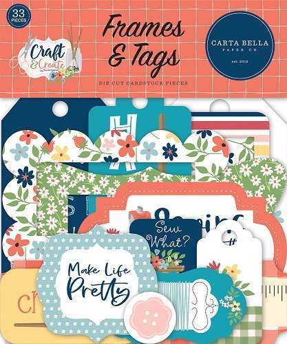 Craft & Create Frames & Tags - Carta Bella
