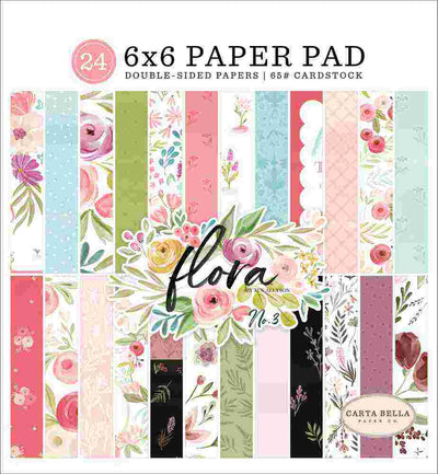 Flora no. 3 6" x 6" Paper Pad - Carta Bella