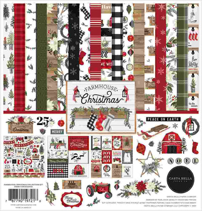 Farmhouse Christmas Collection Kit - Carta Bella