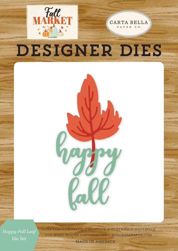 Happy Fall Leaf Die Set-Fall Market-Carta Bella
