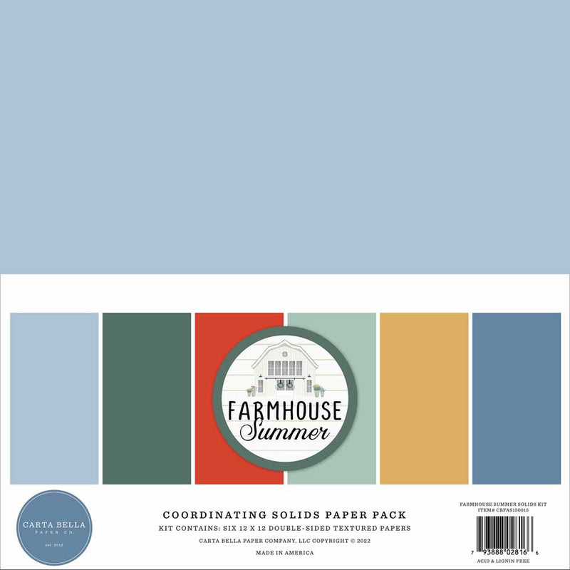 Farmhouse Summer Solids Kit - Carta Bella
