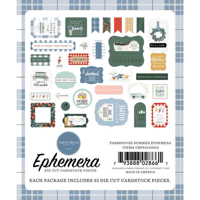 Farmhouse Summer Ephemera - Carta Bella