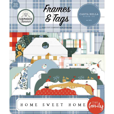 Farmhouse Summer Frames & Tags - Carta Bella