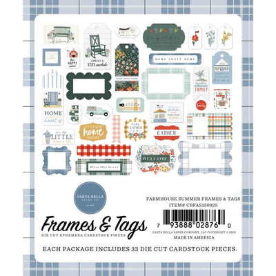Farmhouse Summer Frames & Tags - Carta Bella