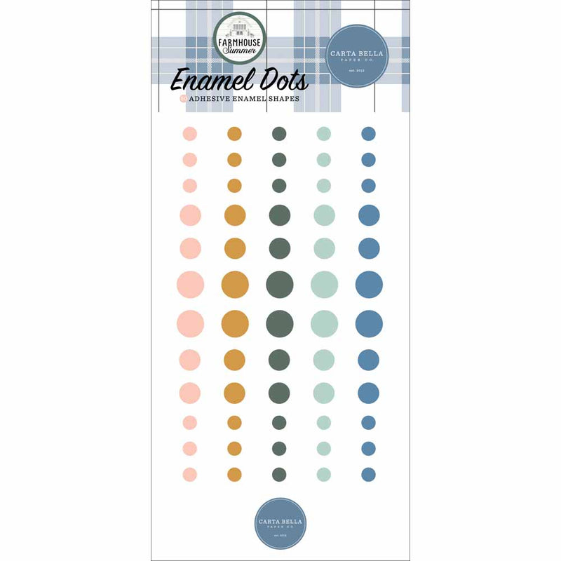 Farmhouse Summer Enamel Dots - Carta Bella
